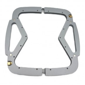 Çanta Aksesuar 26 Cm Gümüş Renk Ahşap Burs, Ahşap Klips