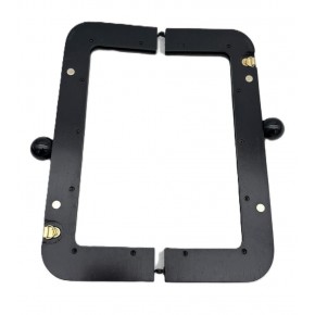 Çanta Aksesuar 26 Cm Siyah Renk Ahşap Burs