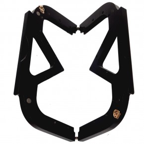 Çanta Aksesuar 26 Cm Siyah Renk Ahşap Burs, Ahşap Klips