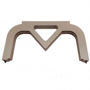 Çanta Aksesuar 26 Cm vizon  Renk Ahşap Burs, Ahşap Klips