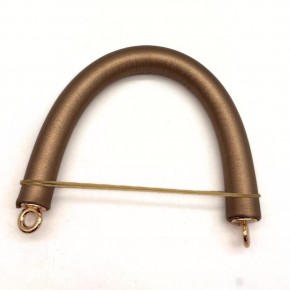 Çanta Aksesuar 27 cm Rulo Model Suni Deri Gold Çanta Sapı Light Gold Metalli