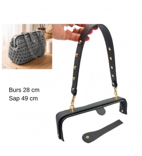 Çanta Aksesuar 28 Cm Lüks Model Çanta Seti Gri Light Gold Metalli