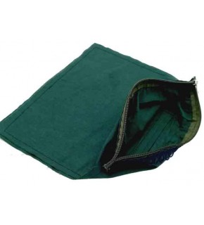 Çanta Aksesuar 28X28 Cm Dikilmiş Fermuarlı Astar Koyu Yeşil