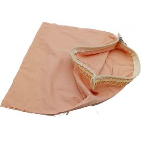 Çanta Aksesuar 28X28 Cm Dikilmiş Fermuarlı Astar Pudra