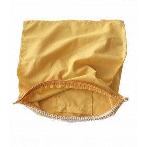 Çanta Aksesuar 28X28 Cm Dikilmiş Halde Fermuarlı Astar Hardal Sarı