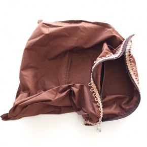 Çanta Aksesuar 28X28 Cm, Dikilmiş Halde, Fermuarlı Astar Koyu Kahve