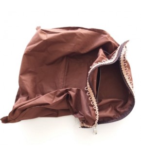 Çanta Aksesuar 28X28 Cm, Dikilmiş Halde, Fermuarlı Astar Koyu Kahve