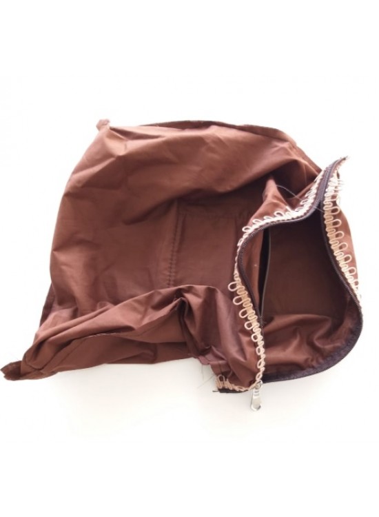 Çanta Aksesuar 28X28 Cm, Dikilmiş Halde, Fermuarlı Astar Koyu Kahve