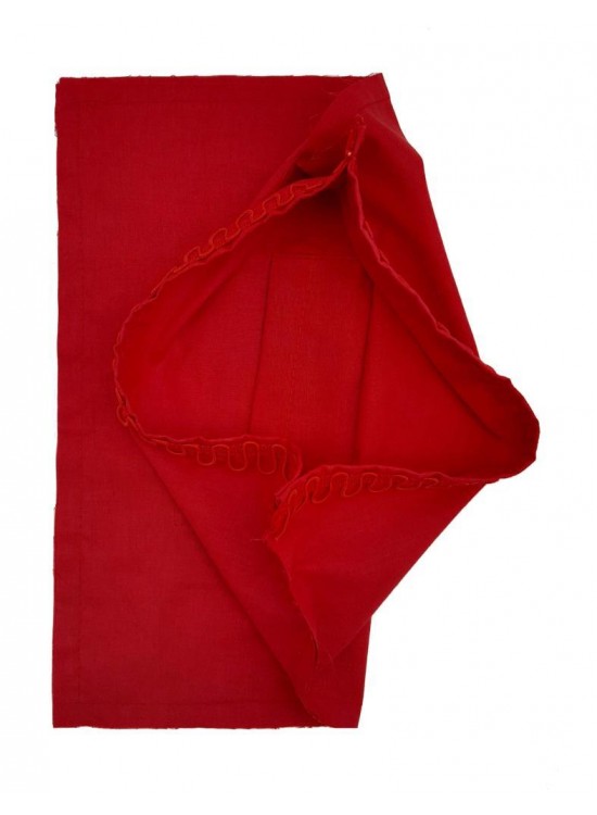 Çanta Aksesuar 28x28 cm Fermuarsız Dikilmiş Astar Kırmızı