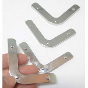 Çanta Aksesuar 2Li Gümüş Renk Köşe Aparatı