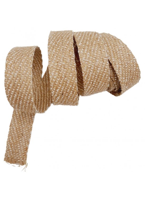 Çanta Aksesuar 3.5 cm Jüt Kolon Gold Simli 1 metre Çanta Aksesuar 3.5 cm Jüt Kolon Gold Simli 1 metre