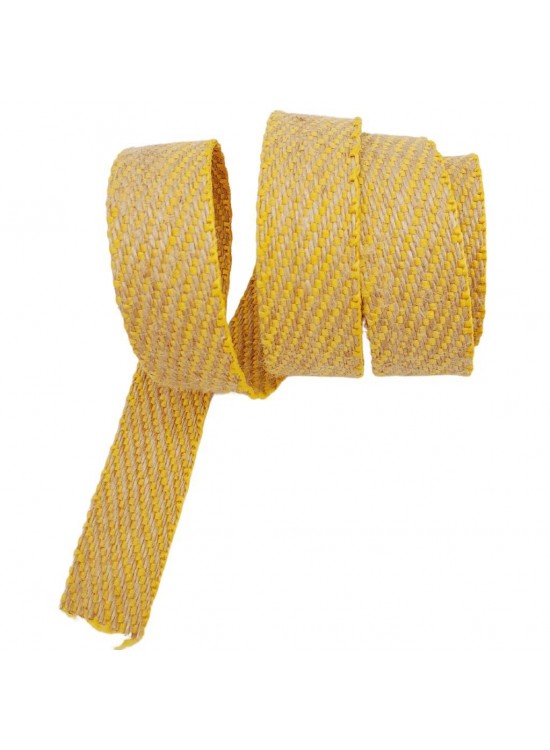 Çanta Aksesuar 3.5 cm Jüt Kolon Sarı Renk 1 metre Çanta Aksesuar 3.5 cm Jüt Kolon Sarı Renk 1 metre