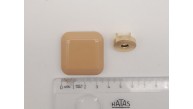 Çanta Aksesuar 3.5 cm Kare Akrilikli Sütlü Kahve Renk Light Gold Mıknatıslı Kilit Çanta Aksesuar 3.5 cm Kare Akrilikli Sütlü Kahve Renk Light Gold Mıknatıslı Kilit
