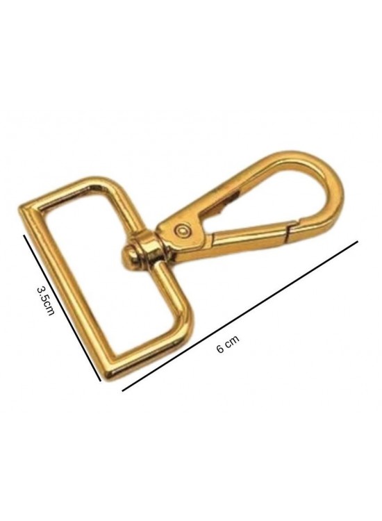 Çanta Aksesuar 3.5 cm Light Gold Renk  Kanca 1 Adet