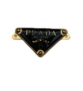 Çanta Aksesuar 3.5x2 Cm Prada Metal Plaka Etiket  Süs
