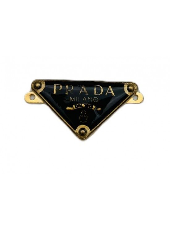Çanta Aksesuar 3.5x2 Cm Prada Metal Plaka Etiket  Süs