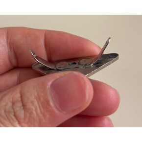 Çanta Aksesuar 3.5x2 Cm Prada Metal Plaka Etiket  Süs