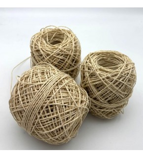 Çanta Aksesuar 3 Adet 50 Gr Sarılmış Kağıt İp Nohut Renk