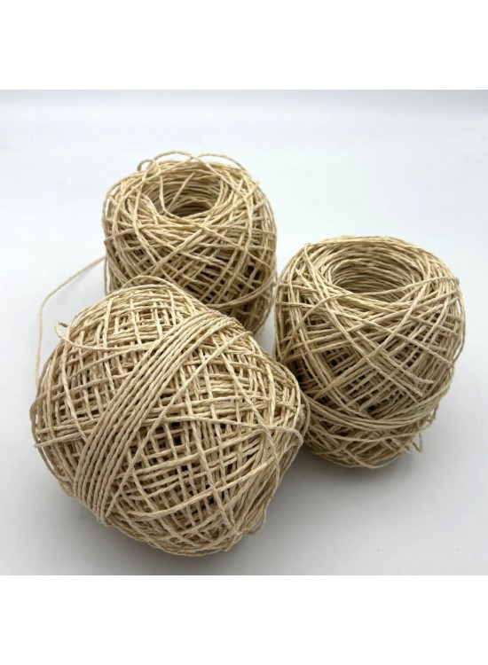 Çanta Aksesuar 3 Adet 50 Gr Sarılmış Kağıt İp Nohut Renk