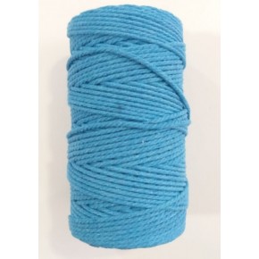 Çanta Aksesuar 3 Büküm Makrome İpi Mavi