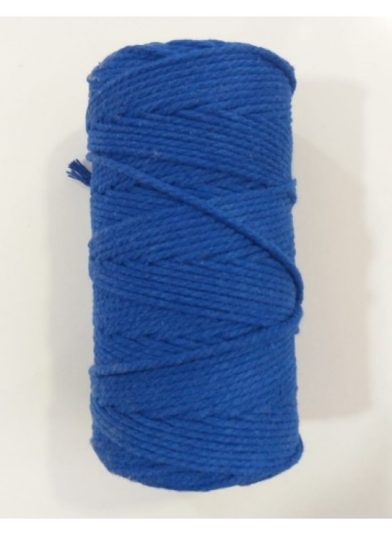 Çanta Aksesuar 3 Büküm Makrome İpi Saks