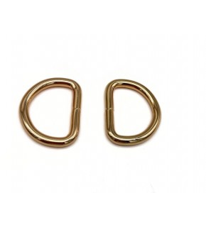 Çanta Aksesuar 3 cm Light Gold Renk Çift D Halka