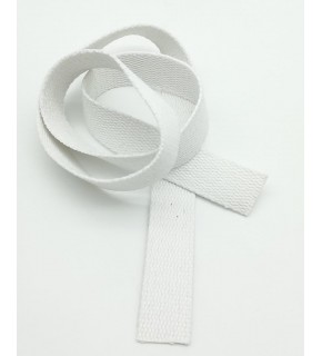 Çanta Aksesuar 3 Cm Pamuklu Kolon 1 Metre Beyaz Renk