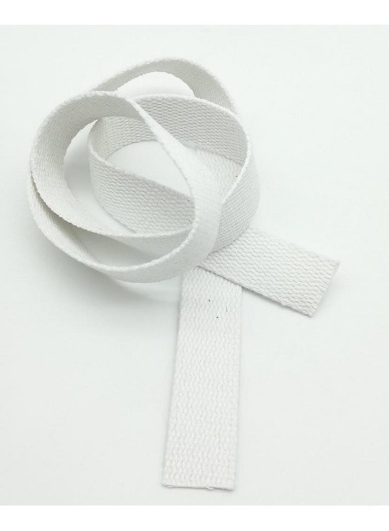 Çanta Aksesuar 3 Cm Pamuklu Kolon 1 Metre Beyaz Renk Çanta Aksesuar 3 Cm Pamuklu Kolon 1 Metre Beyaz Renk