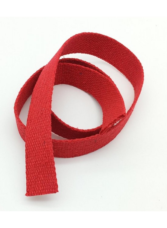 Çanta Aksesuar 3 Cm Pamuklu Kolon 1 Metre Kırmızı Renk