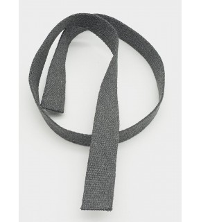 Çanta Aksesuar 3 Cm Pamuklu Kolon 1 Metre Koyu Gri Renk