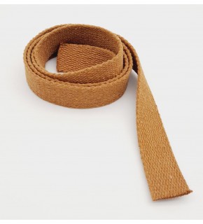 Çanta Aksesuar 3 cm Pamuklu Kolon 1 Metre Koyu Sütlü Kahve Renk