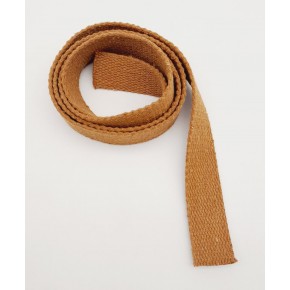 Çanta Aksesuar 3 cm Pamuklu Kolon 1 Metre Koyu Sütlü Kahve Renk