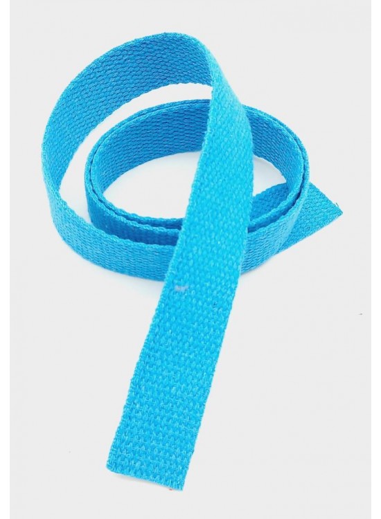Çanta Aksesuar 3 Cm Pamuklu Kolon 1 Metre Turkuaz Renk
