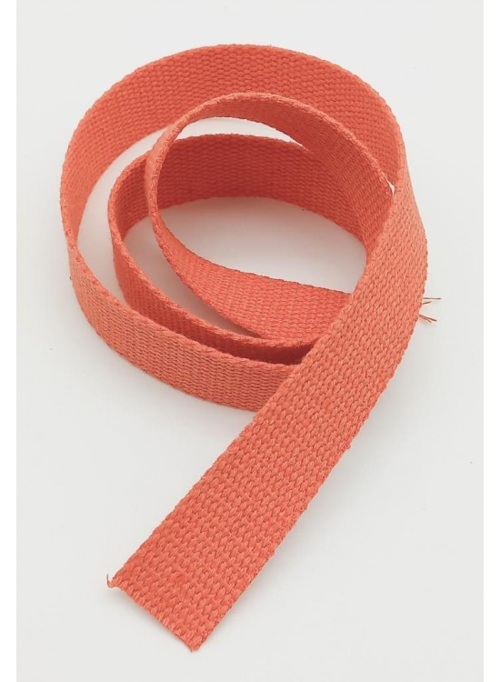 Çanta Aksesuar 3 Cm Pamuklu Kolon 1 Metre Turuncu Renk