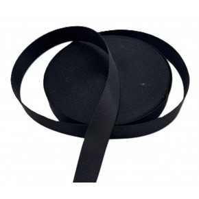 Çanta Aksesuar 3 Cm Polyester Kolon 1 Metre Siyah