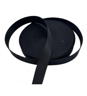 Çanta Aksesuar 3 Cm Polyester Kolon 1 Metre Siyah