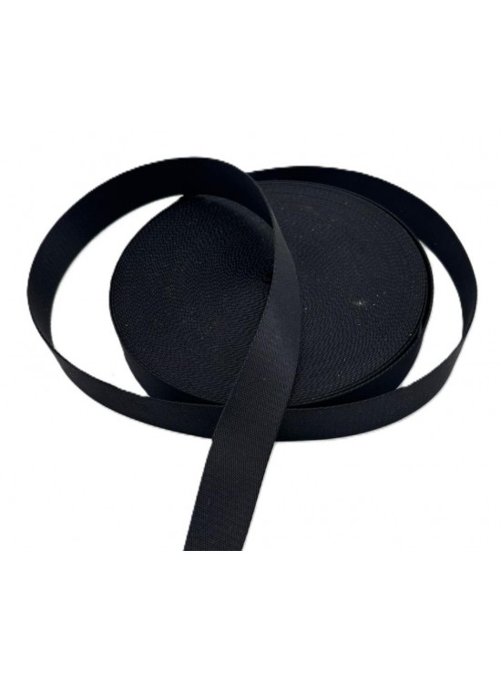 Çanta Aksesuar 3 Cm Polyester Kolon 1 Metre Siyah