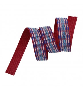 Çanta Aksesuar 3 cm Polyester Kolon Mavi Pembe 1 Metre