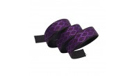 Çanta Aksesuar 3 cm Polyester Kolon Siyah Mor Simli 1 Metre Çanta Aksesuar 3 cm Polyester Kolon Siyah Mor Simli 1 Metre