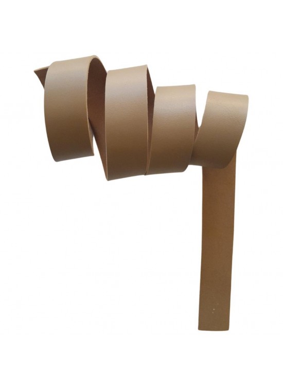 Çanta Aksesuar 3 cm Şerit Suni Deri Vizon Renk 1 metre