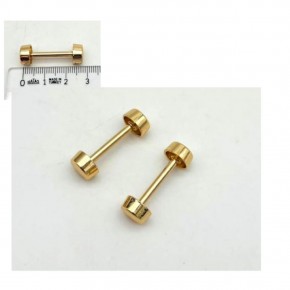 Çanta Aksesuar 3 Cm Vidalı Böce Light Golden Renk (Halter) 2 Adet