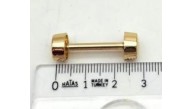 Çanta Aksesuar 3 Cm Vidalı Böce Light Golden Renk (Halter) 2 Adet