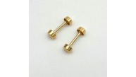 Çanta Aksesuar 3 Cm Vidalı Böce Light Golden Renk (Halter) 2 Adet