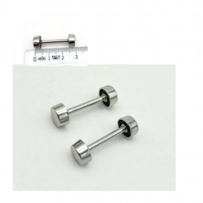 Çanta Aksesuar 3 Cm Vidalı Böce Silvery Renk (Halter) 2 Adet