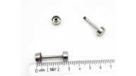Çanta Aksesuar 3 Cm Vidalı Böce Silvery Renk (Halter) 2 Adet