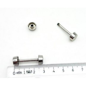Çanta Aksesuar 3 Cm Vidalı Böce Silvery Renk (Halter) 2 Adet
