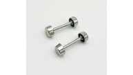 Çanta Aksesuar 3 Cm Vidalı Böce Silvery Renk (Halter) 2 Adet