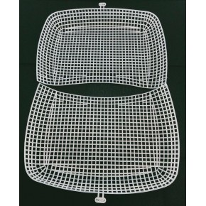 Çanta Aksesuar 3 D Beyaz Plastik Kanvas