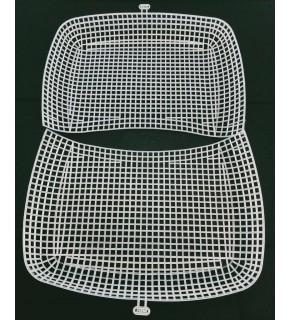 Çanta Aksesuar 3 D Beyaz Plastik Kanvas