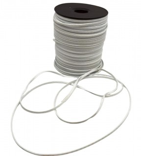 Çanta Aksesuar 3 Mm Beyaz Renk Suni Deri İp 2 metre